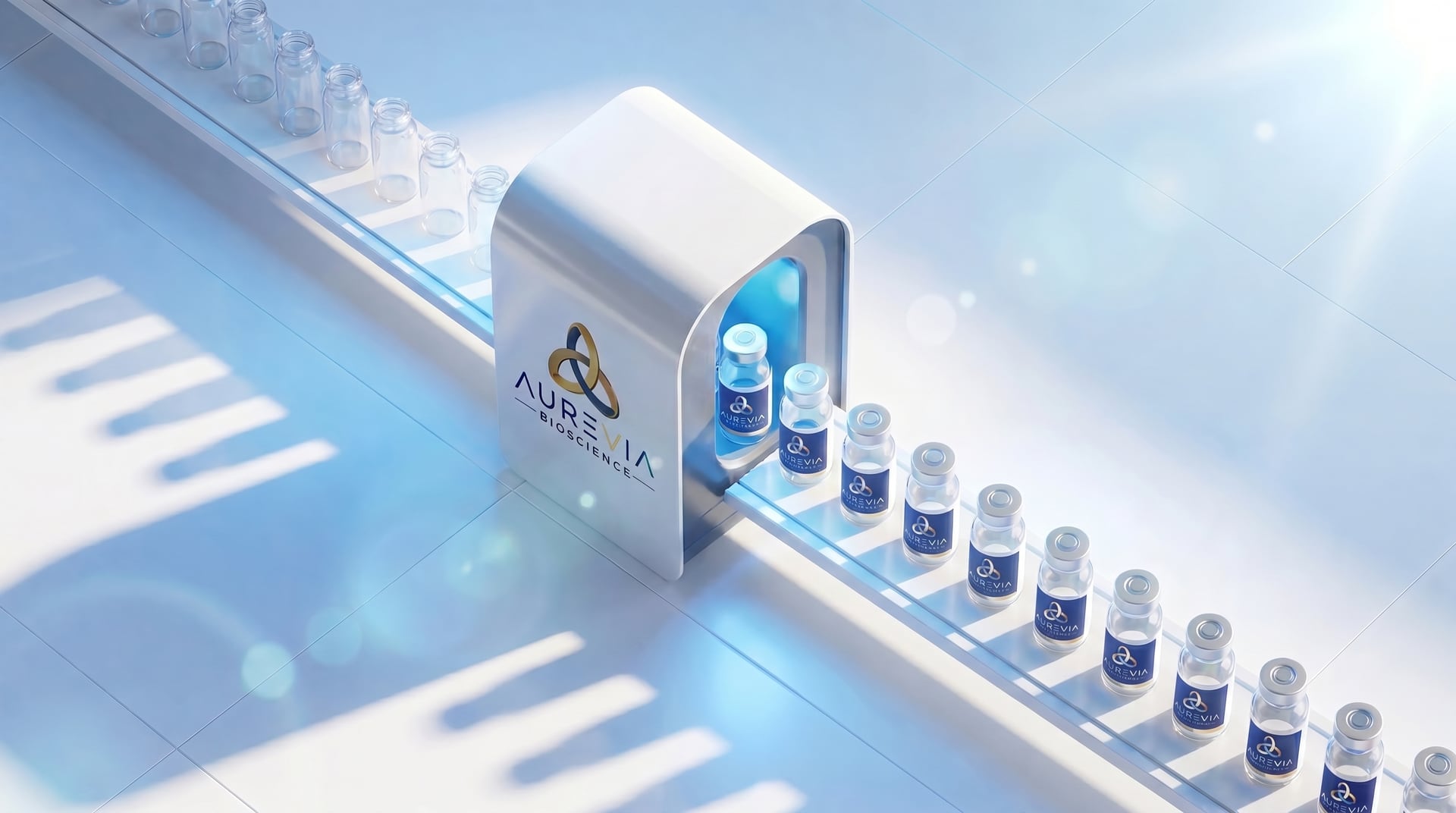 Aurevia automated peptide production and labeling line